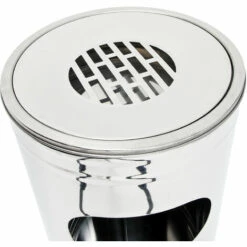 Relaxdays Cendrier Sur Pied Poubelle Extérieure En Acier Inoxydable Incluant Un Cendrier 75 Cm De Haut, Gris Argenté 10 Relaxdays Cendrier Sur Pied Poubelle Extérieure En Acier Inoxydable Incluant Un Cendrier 75 Cm De Haut, Gris Argenté -Poubelle Boutique 10365575 4