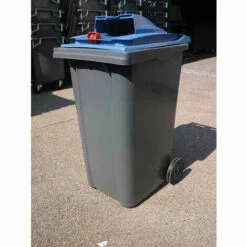 RAYONNAGE DIRECT Poubelle 120 Litres Pour Le Tri Du Verre - Poubelle Verte - 210039V -Poubelle Boutique 10979963 3