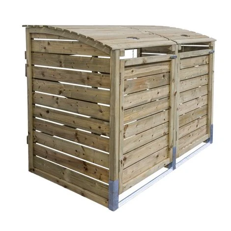 CÉMONJARDIN Cache Poubelle Manille Double 3 CÉMONJARDIN Cache Poubelle Manille Double