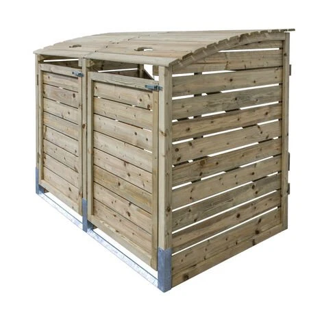 CÉMONJARDIN Cache Poubelle Manille Double 4 CÉMONJARDIN Cache Poubelle Manille Double – Image 2