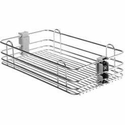 Colonne Coulissante Complète 5 Corbeilles - Décor Corbeille : Chromé - VIBO - Pour Caisson De Largeur : 400 Mm -Poubelle Boutique 13477289 3