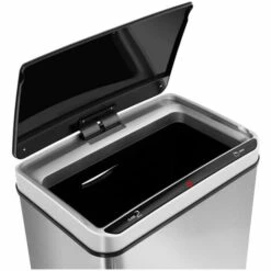 FROMM & STARCK Poubelle Automatique Acier Inoxydable De Cuisine Sans Contact Capteur 60L 2 Sacs - Jaune, Argent -Poubelle Boutique 14222035 3