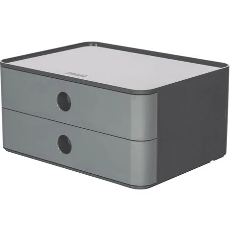 HAN SMART-BOX ALLISON 1120-19 Caisson à Tiroirs Gris, Noir, Blanc Nombre De Tiroirs: 2 - Gris, Noir, Blanc 3 HAN SMART-BOX ALLISON 1120-19 Caisson à Tiroirs Gris, Noir, Blanc Nombre De Tiroirs: 2 - Gris, Noir, Blanc