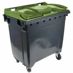 RAYONNAGE DIRECT Conteneur 770 Litres à Préhension Latérale - Couleur Du Couvercle : Jaune Citron - 1260 X 775 X 1320 Mm - 210010GAGA/JC -Poubelle Boutique 14672552 3