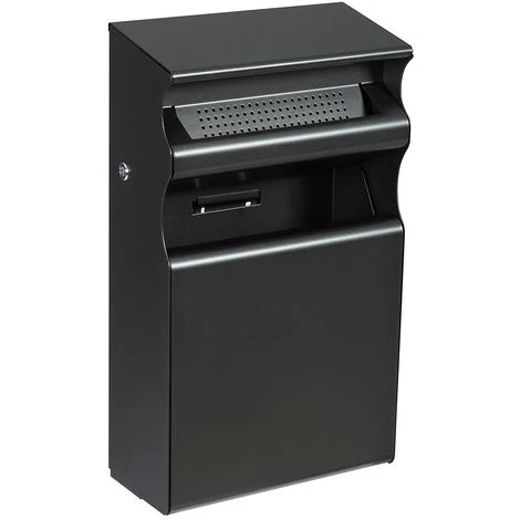 CERTEO Cendrier / Corbeille Murale 2 L /15 L - Gris Manganèse - KOPA | Rossignol - Gris Foncé 3 CERTEO Cendrier / Corbeille Murale 2 L /15 L - Gris Manganèse - KOPA | Rossignol - Gris Foncé