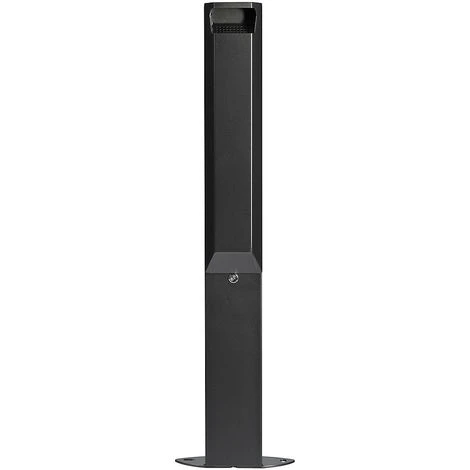 CERTEO Cendrier Sur Pied - 3 L - Avec Serrure - Gris Manganèse - BARELLA | Rossignol 4 CERTEO Cendrier Sur Pied - 3 L - Avec Serrure - Gris Manganèse - BARELLA | Rossignol – Image 2