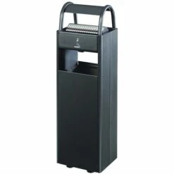 Cendrier / Corbeille Sur Pied - 6 L /30 L - Anthracite Mat - KOPA | Rossignol - Gris Anthracite Selon Ral 7016