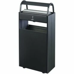 Cendrier / Corbeille Sur Pied - 12 L / 60 L - Anthracite Mat - KOPA | Rossignol - Gris Anthracite Selon Ral 7016