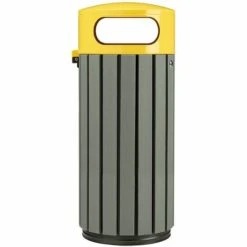 Poteau à Enfouir Pour Corbeille Murale - 20 L - Bois Résineux - EDEN | Rossignol - Brun -Poubelle Boutique 15694110 3