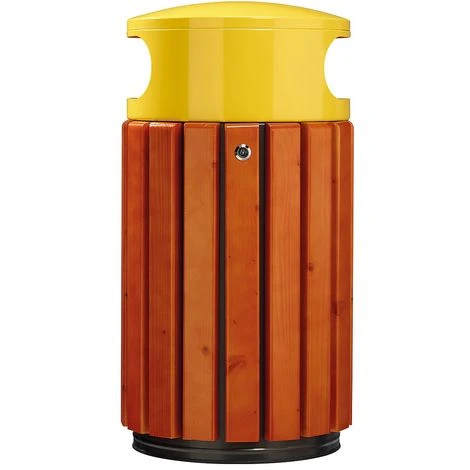 CERTEO Poubelle à Poser Ou à Fixer - 40l - Jaune Colza - ZENO | Rossignol - Jaune Colza RAL 1021 4 CERTEO Poubelle à Poser Ou à Fixer - 40l - Jaune Colza - ZENO | Rossignol - Jaune Colza RAL 1021 – Image 2