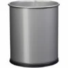 CERTEO Poubelle à Papier Métal - 8 L - Gris Métal - PAPEA | Rossignol - Gris RAL 9006 -Poubelle Boutique 15694346 1