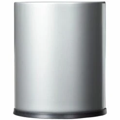 CERTEO Poubelle à Papier Métal - 8 L - Gris Métal - PAPEA | Rossignol - Gris RAL 9006 -Poubelle Boutique 15694346 4