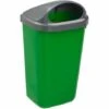 CERTEO Poubelle Murale - 50 L - Gris / Vert - XERIOS | Rossignol - Gris