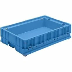 UTZ Bac C-KLT Pour Petites Charges - Capacité 18 L, Dim. Ext. L X L X H 600 X 400 X 147 Mm - Bleu Clair, Lot De 4 - Coloris: Bleu Clair