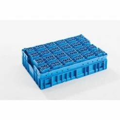 UTZ Bac C-KLT Pour Petites Charges - Capacité 18 L, Dim. Ext. L X L X H 600 X 400 X 147 Mm - Bleu Clair, Lot De 4 - Coloris: Bleu Clair -Poubelle Boutique 15696205 3