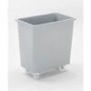 VECTURA Bacs Rectangulaires En Polyéthylène, Mobiles - Capacité 135 L - Gris - Coloris: Gris