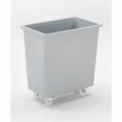 VECTURA Bacs Rectangulaires En Polyéthylène, Mobiles - Capacité 135 L - Gris - Coloris: Gris