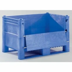 CERTEO Conteneur Grand Format En Polyéthylène - Capacité 500 L - Modèle à 2 Semelles, 4 Roues -Poubelle Boutique 15697537 4