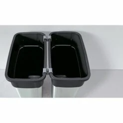 Rothopro Collecteur De Tri METALLIC - Modèle KOMPAKT - Capacité 55 L, Fente De Dépôt, Bleu - Coloris Du Couvercle: Bleu 9 Rothopro Collecteur De Tri METALLIC - Modèle KOMPAKT - Capacité 55 L, Fente De Dépôt, Bleu - Coloris Du Couvercle: Bleu -Poubelle Boutique 15700050 3