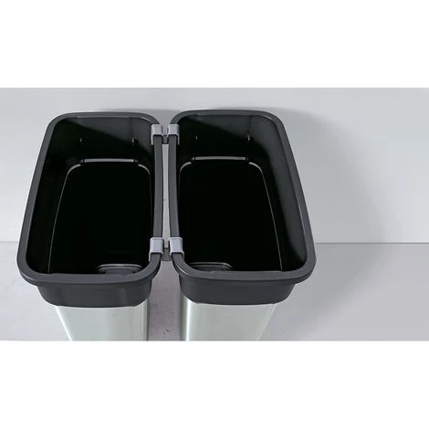 Rothopro Collecteur De Tri METALLIC - Modèle KOMPAKT - Capacité 55 L, Fente De Dépôt, Bleu - Coloris Du Couvercle: Bleu 5 Rothopro Collecteur De Tri METALLIC - Modèle KOMPAKT - Capacité 55 L, Fente De Dépôt, Bleu - Coloris Du Couvercle: Bleu – Image 3