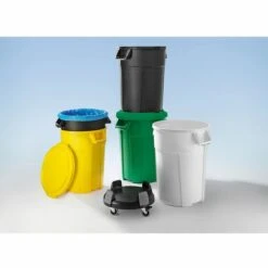 CERTEO Conteneur Multi-fonctions En Plastique - Capacité 120 L - Vert - Coloris Poubelle: Vert|Coloris Du Couvercle: Vert 8 CERTEO Conteneur Multi-fonctions En Plastique - Capacité 120 L - Vert - Coloris Poubelle: Vert|Coloris Du Couvercle: Vert -Poubelle Boutique 15700093 2