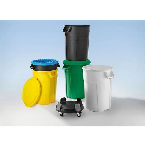CERTEO Conteneur Multi-fonctions En Plastique - Capacité 120 L - Vert - Coloris Poubelle: Vert|Coloris Du Couvercle: Vert 4 CERTEO Conteneur Multi-fonctions En Plastique - Capacité 120 L - Vert - Coloris Poubelle: Vert|Coloris Du Couvercle: Vert – Image 2