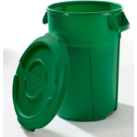 CERTEO Conteneur Multi-fonctions En Plastique - Capacité 120 L - Vert - Coloris Poubelle: Vert|Coloris Du Couvercle: Vert 6 CERTEO Conteneur Multi-fonctions En Plastique - Capacité 120 L - Vert - Coloris Poubelle: Vert|Coloris Du Couvercle: Vert – Image 4