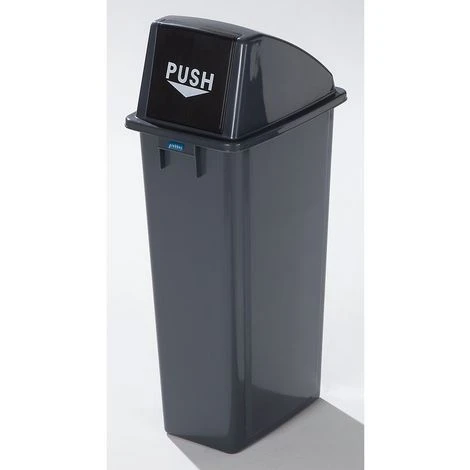 PROBBAX Collecteur De Tri En Plastique - Capacité 80 L - Orifice Rond - Coloris Poubelle: Gris 6 PROBBAX Collecteur De Tri En Plastique - Capacité 80 L - Orifice Rond - Coloris Poubelle: Gris – Image 4