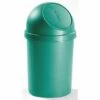 CERTEO Helit Poubelle à Trappe En Plastique - Capacité 45 L, Hauteur 700 Mm, Lot De 2 - Vert - Coloris Poubelle: Vert|Coloris Du Couvercle: Vert -Poubelle Boutique 15701359 1