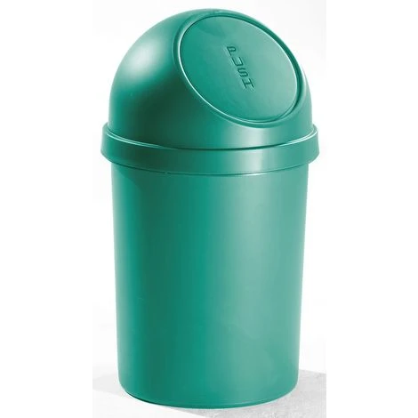 CERTEO Helit Poubelle à Trappe En Plastique - Capacité 45 L, Hauteur 700 Mm, Lot De 2 - Vert - Coloris Poubelle: Vert|Coloris Du Couvercle: Vert 3 CERTEO Helit Poubelle à Trappe En Plastique - Capacité 45 L, Hauteur 700 Mm, Lot De 2 - Vert - Coloris Poubelle: Vert|Coloris Du Couvercle: Vert