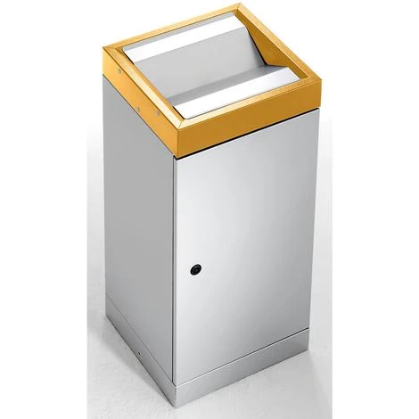 CERTEO Collecteur De Tri à Couvercle Basculant - Seul, Capacité 70 L - Coloris Couvercle Jaune / Aluminium - Col. Couvercle: Jaune |Col. Trappe: Aluminium 5 CERTEO Collecteur De Tri à Couvercle Basculant - Seul, Capacité 70 L - Coloris Couvercle Jaune / Aluminium - Col. Couvercle: Jaune |Col. Trappe: Aluminium – Image 3