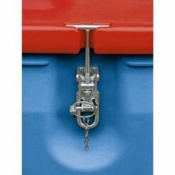 CEMO Collecteur à 2 Roues Pour Produits Dangereux, Capacité 170 L Couvercle Vert -Poubelle Boutique 15704884 5