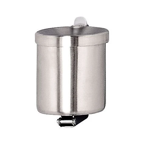 CERTEO Cendrier Mural Anti-feu, Hauteur 100 Mm, Ø 90 Mm, Inox - Coloris Des Cendriers: Inox 3 CERTEO Cendrier Mural Anti-feu, Hauteur 100 Mm, Ø 90 Mm, Inox - Coloris Des Cendriers: Inox