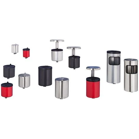 CERTEO Cendrier Mural Anti-feu, Hauteur 100 Mm, Ø 90 Mm, Inox - Coloris Des Cendriers: Inox 4 CERTEO Cendrier Mural Anti-feu, Hauteur 100 Mm, Ø 90 Mm, Inox - Coloris Des Cendriers: Inox – Image 2