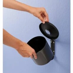 CERTEO Cendrier Mural Anti-feu, Hauteur 100 Mm, Ø 90 Mm, Inox - Coloris Des Cendriers: Inox 7 CERTEO Cendrier Mural Anti-feu, Hauteur 100 Mm, Ø 90 Mm, Inox - Coloris Des Cendriers: Inox -Poubelle Boutique 15707377 3