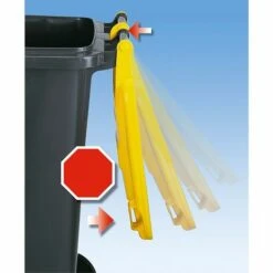 CERTEO Conteneur à Déchets En Plastique à Fermeture Par Gravité - Capacité 120 L, H X L X P 933 X 482 X 552 Mm - Jaune - Coloris Poubelle: Jaune 7 CERTEO Conteneur à Déchets En Plastique à Fermeture Par Gravité - Capacité 120 L, H X L X P 933 X 482 X 552 Mm - Jaune - Coloris Poubelle: Jaune -Poubelle Boutique 15708267 3