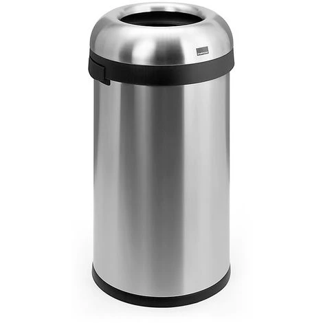 CERTEO Collecteur De Déchets En Inox - OPEN TOP, Grande Ouverture, Capacité 60 L - Hauteur 760 Mm, Ø 400 Mm - Coloris Poubelle: Acier Inoxydable 4 CERTEO Collecteur De Déchets En Inox - OPEN TOP, Grande Ouverture, Capacité 60 L - Hauteur 760 Mm, Ø 400 Mm - Coloris Poubelle: Acier Inoxydable – Image 2