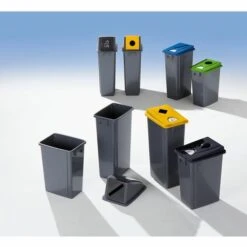 PROBBAX Collecteur De Tri En Plastique - Capacité 60 L - Sans Couvercle -Poubelle Boutique 15708375 2