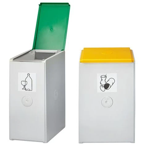 CERTEO Poubelle De Tri - Poubelle Seule - Pour 40 L, Largeur 250 Mm, Jaune Proche RAL 1003 - |Col. Du Couvercle: Jaune|RAL 1003 5 CERTEO Poubelle De Tri - Poubelle Seule - Pour 40 L, Largeur 250 Mm, Jaune Proche RAL 1003 - |Col. Du Couvercle: Jaune|RAL 1003 – Image 3