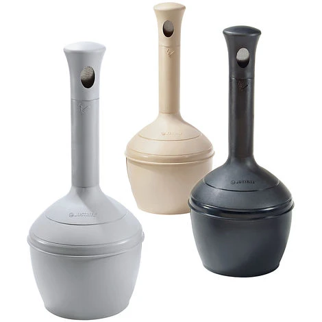 JUSTRITE Cendrier De Sécurité Sur Pied, Anti-feu - Capacité Seau Intérieur 15 L - Noir - Coloris : Noir 4 JUSTRITE Cendrier De Sécurité Sur Pied, Anti-feu - Capacité Seau Intérieur 15 L - Noir - Coloris : Noir – Image 2