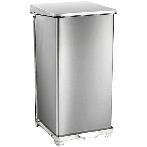 CERTEO Poubelle à Pédale Industrielle En Inox - Avec Support Pour Sac-poubelle - Capacité 90 L, H X L X P 770 X 445 X 435 Mm - Coloris Du Couvercle: Aspect Inox 3 CERTEO Poubelle à Pédale Industrielle En Inox - Avec Support Pour Sac-poubelle - Capacité 90 L, H X L X P 770 X 445 X 435 Mm - Coloris Du Couvercle: Aspect Inox