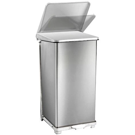 CERTEO Poubelle à Pédale Industrielle En Inox - Avec Support Pour Sac-poubelle - Capacité 90 L, H X L X P 770 X 445 X 435 Mm - Coloris Du Couvercle: Aspect Inox 4 CERTEO Poubelle à Pédale Industrielle En Inox - Avec Support Pour Sac-poubelle - Capacité 90 L, H X L X P 770 X 445 X 435 Mm - Coloris Du Couvercle: Aspect Inox – Image 2