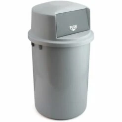 CERTEO Collecteur De Déchets En Plastique Avec Couvercle Basculant, Plastique, Capacité 126 L, Sans Bac à Cendres - Coloris Poubelle: Gris|Coloris Du Couvercle: Gris -Poubelle Boutique 15708940 3