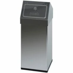 CERTEO Collecteur De Tri, Capacité 55 L, Noir - Coloris Poubelle: Noir|Coloris Du Couvercle: Noir -Poubelle Boutique 15708973 3