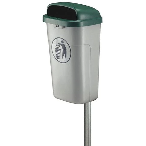 CERTEO Collecteur De Déchets, Capacité 50 L, H X L X P 755 X 435 X 345 Mm, Gris, Orange - Coloris Poubelle: Gris|Coloris Du Couvercle: Gris 5 CERTEO Collecteur De Déchets, Capacité 50 L, H X L X P 755 X 435 X 345 Mm, Gris, Orange - Coloris Poubelle: Gris|Coloris Du Couvercle: Gris – Image 3