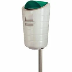 CERTEO Collecteur De Déchets Gris, Capacité 50 L, Coloris Couvercle Bleu - Coloris Poubelle: Gris|Coloris Du Couvercle: Bleu -Poubelle Boutique 15708999 3