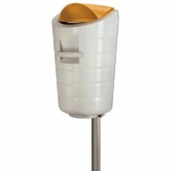 CERTEO Collecteur De Déchets Gris, Capacité 50 L, Coloris Couvercle Bleu - Coloris Poubelle: Gris|Coloris Du Couvercle: Bleu -Poubelle Boutique 15708999 4