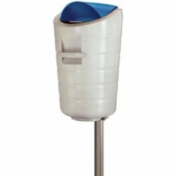 CERTEO Collecteur De Déchets Gris, Capacité 50 L, Coloris Couvercle Bleu - Coloris Poubelle: Gris|Coloris Du Couvercle: Bleu -Poubelle Boutique 15708999 5