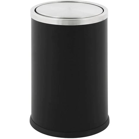 CERTEO Collecteur De Déchets, Couvercle Basculant, Capacité 10 L, Inox Mat - Coloris Poubelle: Acier Inoxydable 4 CERTEO Collecteur De Déchets, Couvercle Basculant, Capacité 10 L, Inox Mat - Coloris Poubelle: Acier Inoxydable – Image 2