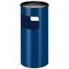CERTEO Combiné Cendrier-poubelle Métallique, Capacité 50 L, Bleu - Coloris Poubelle: Bleu 1 CERTEO Combiné Cendrier-poubelle Métallique, Capacité 50 L, Bleu - Coloris Poubelle: Bleu -Poubelle Boutique 15709059 1